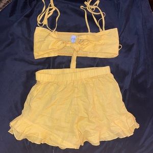 Princess Polly Our Graceful Blessings Set Yellow